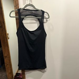 Brand new Fabletics tank , cute back design , built in cups